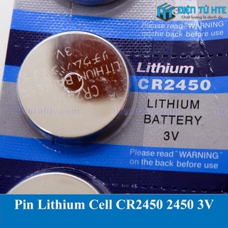 Pin lithium cell cr2450 2450 - cr2430 2430 3v