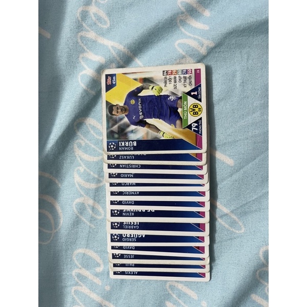 Thẻ Poca Match Attax mùa 18/19