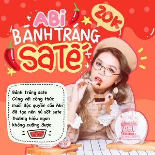 Bánh tráng abi Sate