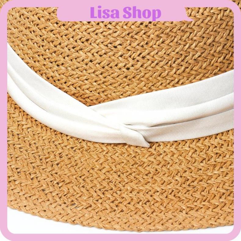 [HÀNG CAO CẤP LOẠI 1] Mũ Cói, Nón Cói rộng vành đi biển đóng hộp to không mất form Lisa, M39