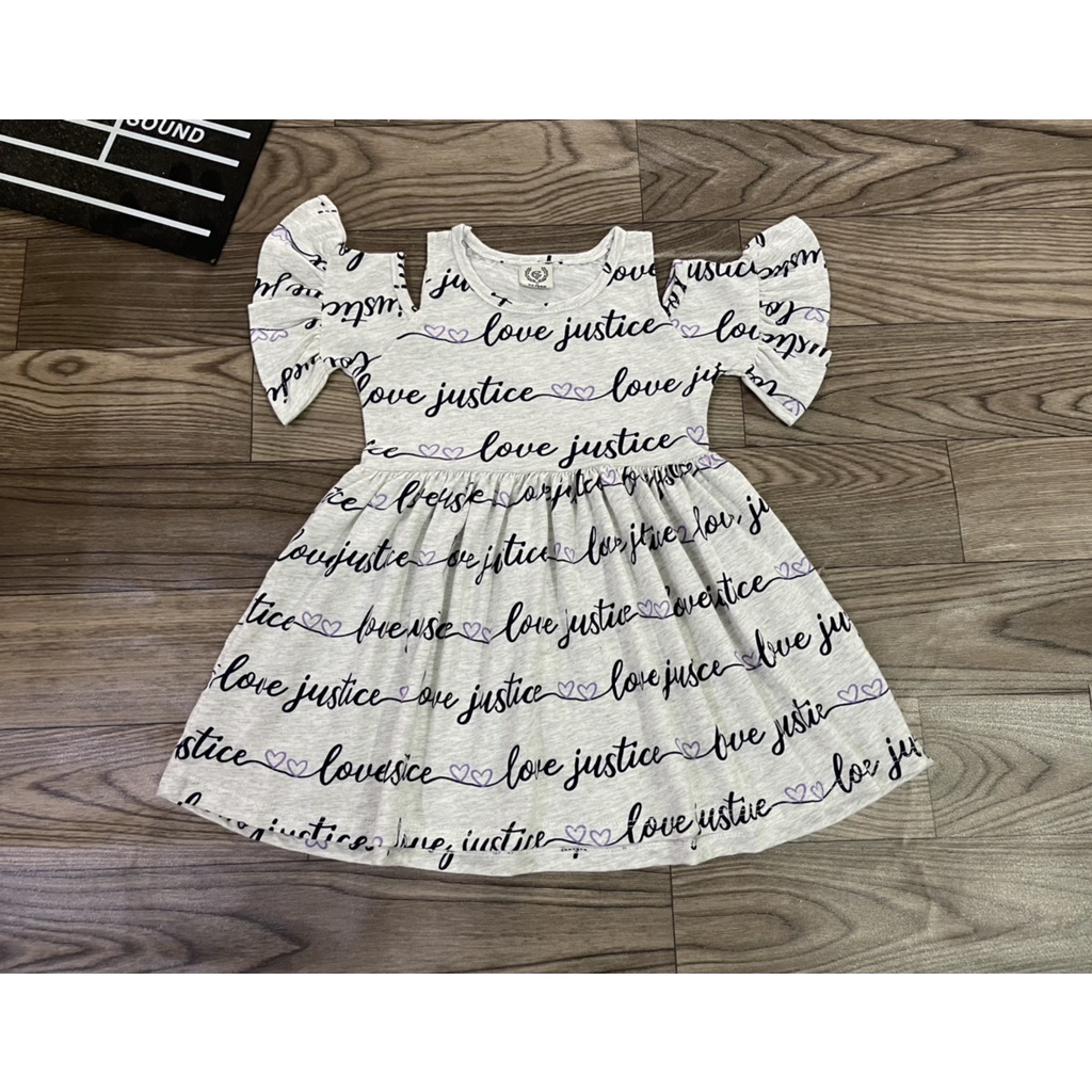 CHỌN MẪU link 1- Váy đầm cho bé kiểu rớt vai tay xẻ, váy cộc tay cotton xuất dư, thun lạnh mềm mát đồ bộ bé gái shop NEM
