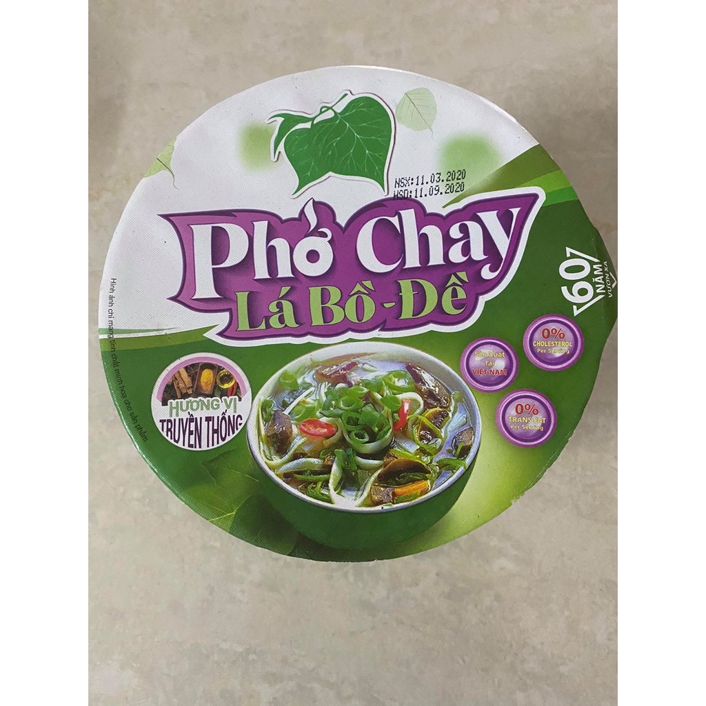 Phở chay Lá Bồ Đề tô  - Vegetarian Pho Bowl