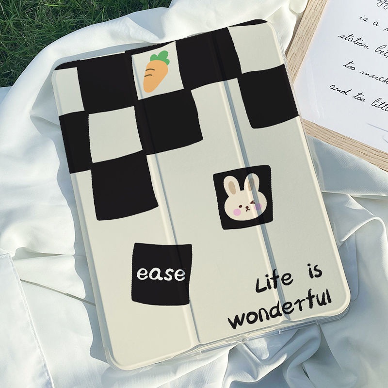 Ốp Máy Tính Bảng Chống Sốc Hình Động Vật Dễ Thương Có Ngăn Đựng Bút Cho Ipad Mini 6 12.9 Inch Air 4/5 10.9'' 5/6th Gen Pro 11'' 12.9'' 2018 2020 2021