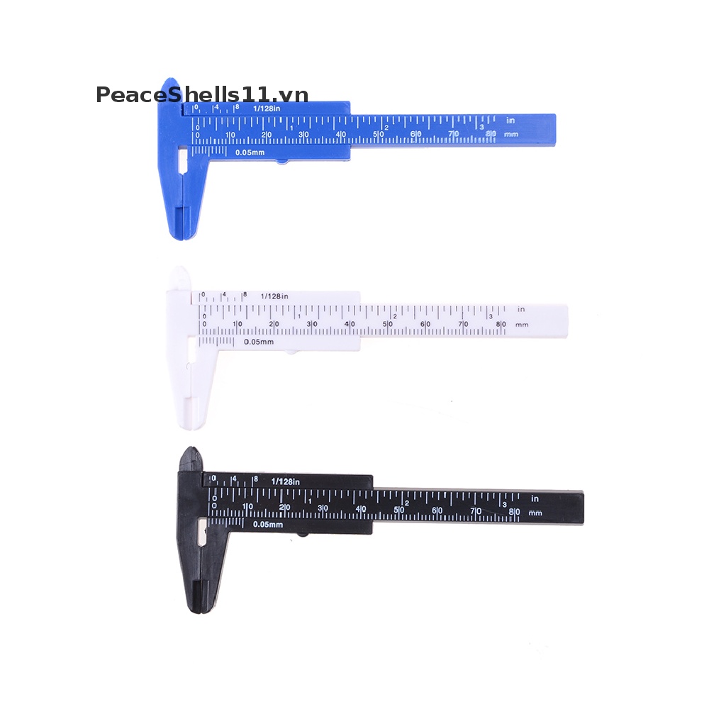 Thước Cặp Cơ Mini 80mm Bằng Nhựa Chuyên Dụng Cho Học Sinh