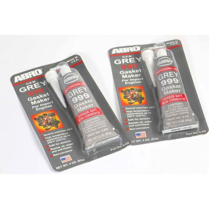 Keo dán thay ron màu xám / màu đỏ ABRO 999 Gasket Maker 85gr