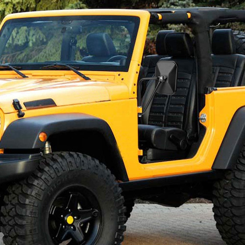 Gương Chiếu Hậu Góc Rộng Không Giới Hạn Cho Jeep Wrangler CJ YJ TJ JK JL &amp; Unlimited