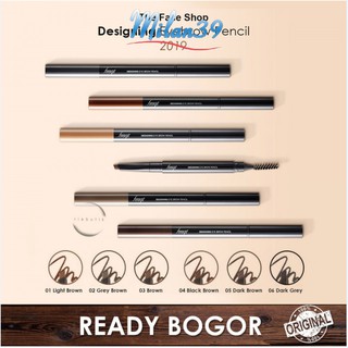 Chì kẻ mày The Face Shop Designing Eyebrow Pencil TFS 2 đầu 01-06 siêu dễ kẻ