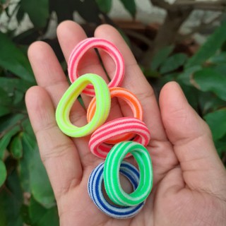 98 Thun cột tóc trẻ em sọc màu (Size 2.5cm)