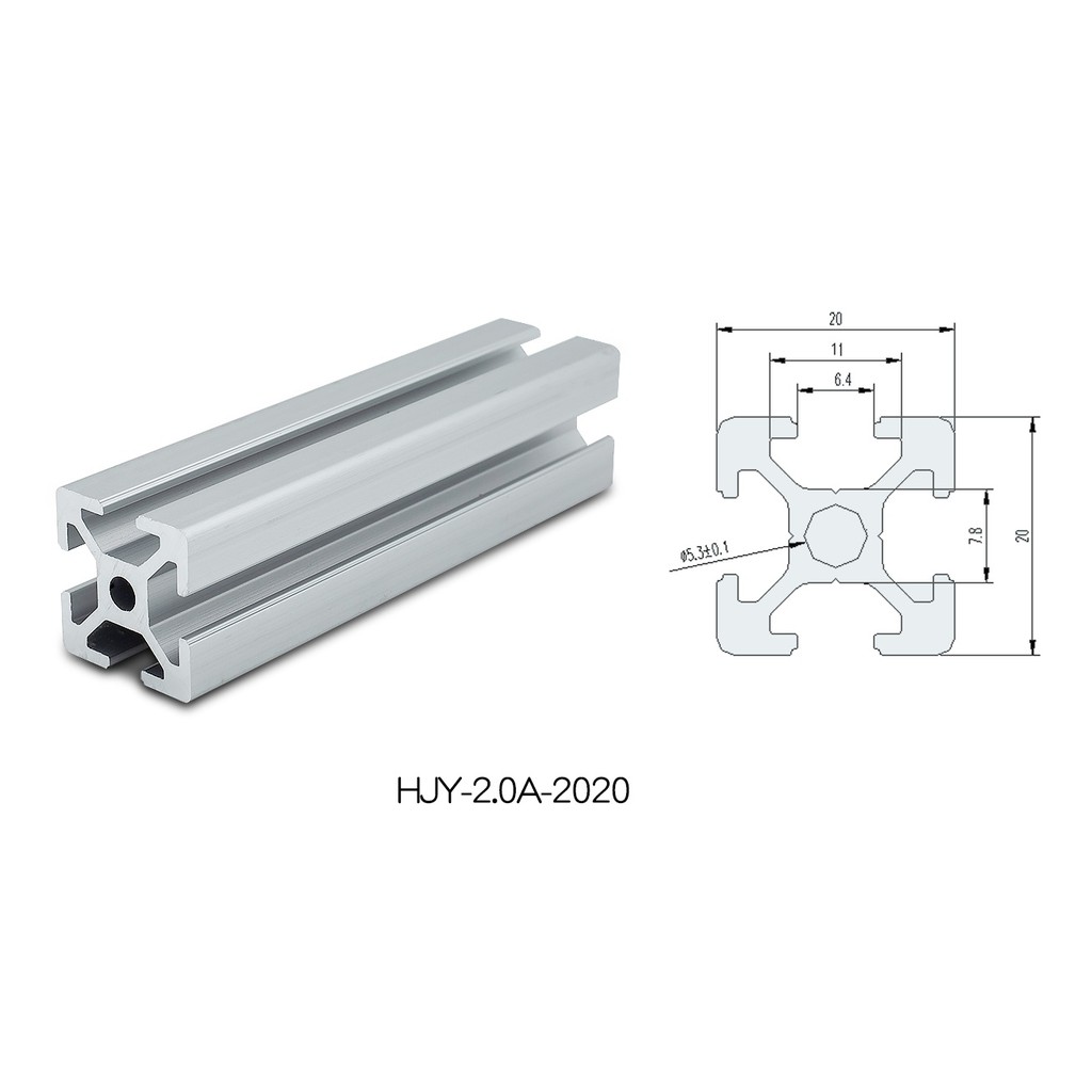 Nhôm Định Hình Kích Thước 2020