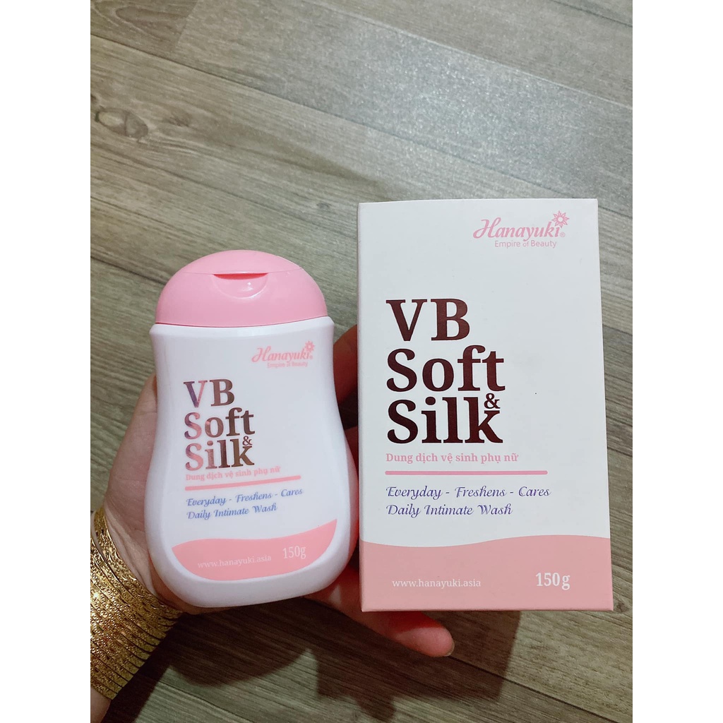 DUNG DỊCH VỆ SINH HANAYUKI VB SOFT SILK 150G CHÍNH HÃNG - 10629