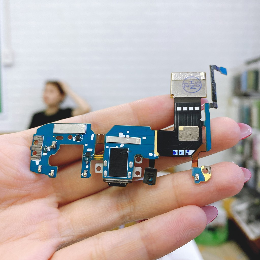 Cụm sạc Samsung S8 plus SM-G955 ( mic , tai nghe, mạch sóng ) , mạch sạc G955F G955U G955N linh kiện loại tốt, đổi trả