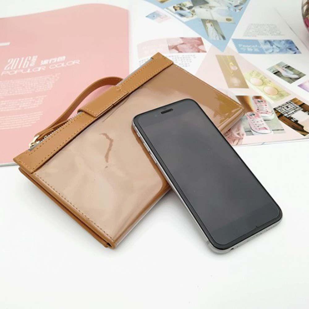 Ví Đựng Tiền Nhiều Ngăn Có Khóa Kéo Chống Trộm Thời Trang Cho Nữ