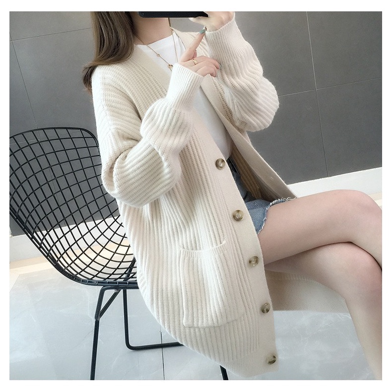 Áo cardigan len,[HÀNG SẴN], Áo khoác len dáng dài, chất liệu len dày mềm mại, dáng dài trẻ trung mẫu mới nhất 2023