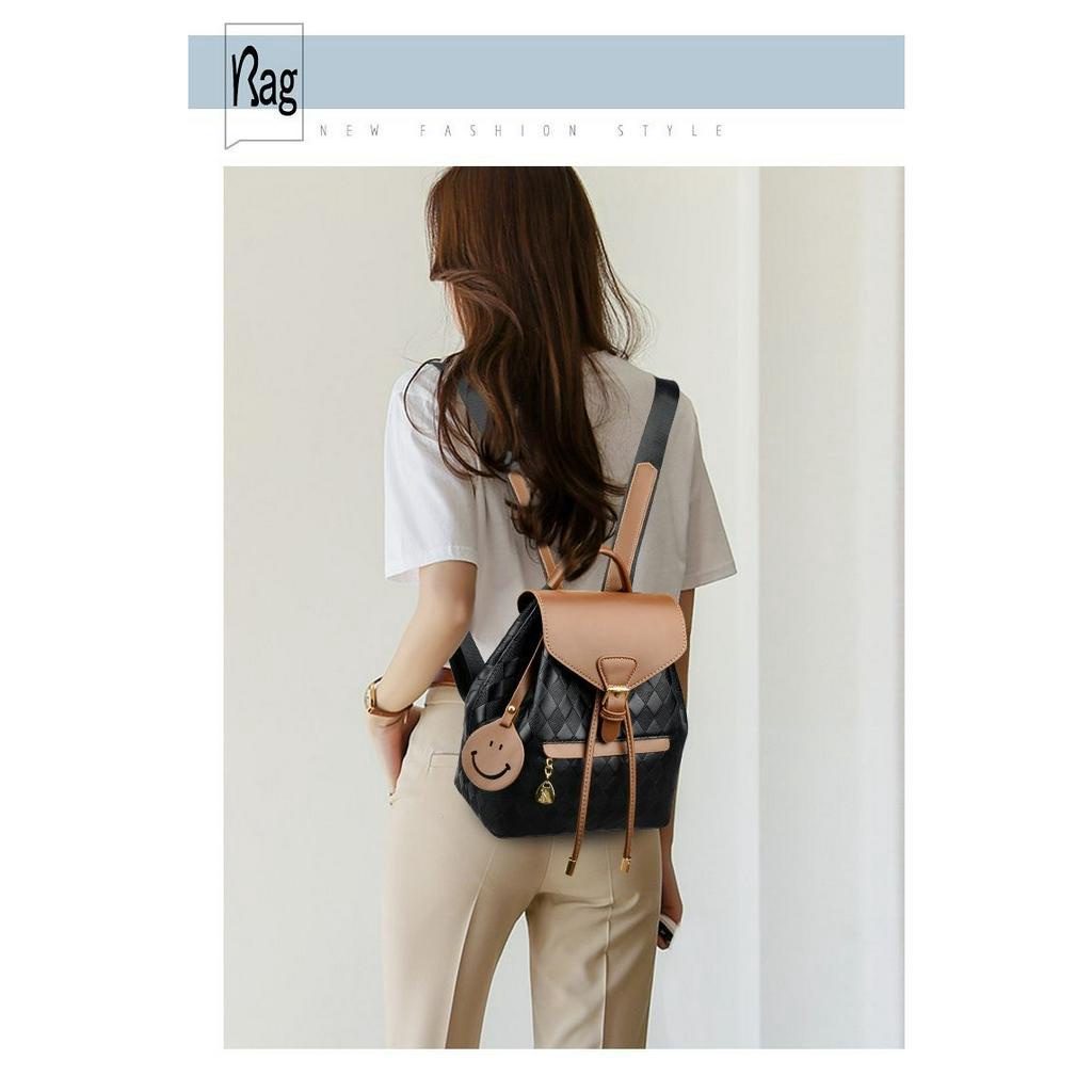 Balo nữ mini thời trang đi chơi da mềm thêu trám đẹp PK 513