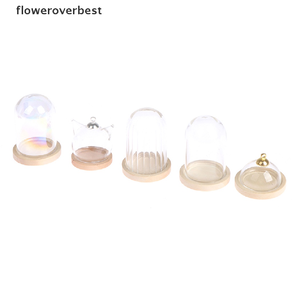 BEST Kitchen Dollhouse Tableware Miniature Mini glass can cake cover Set .