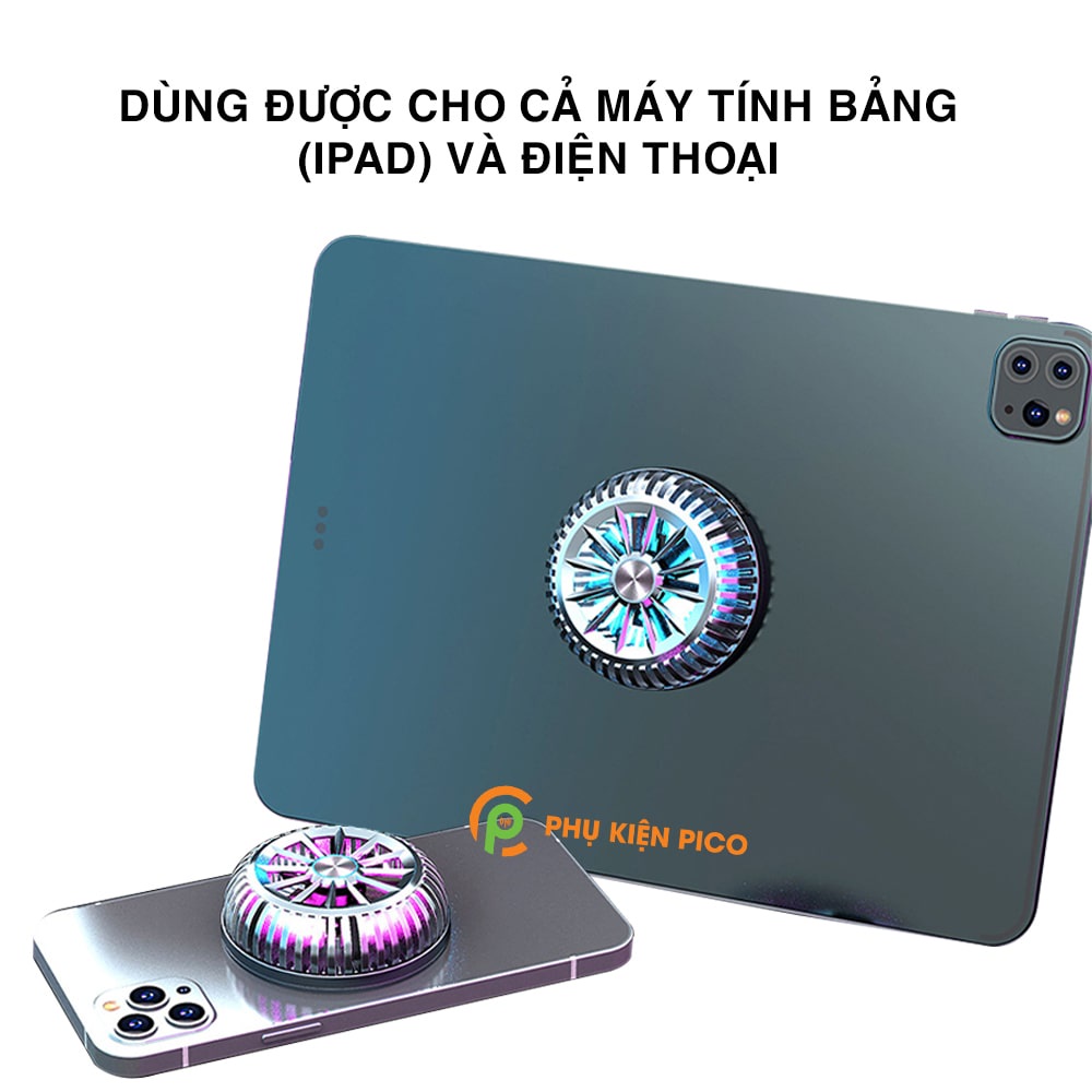 Quạt tản nhiệt điện thoại X12 Pro Max / X60 Ultra /X12 Plus - Quạt tản nhiệt máy tính bảng Memo CXA1/EX1 sò lạnh từ tính