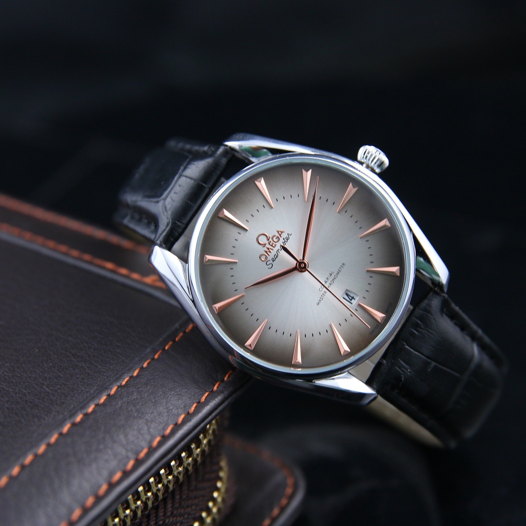 Đồng Hồ - Đồng Hồ Nam Omega OM8081 Dây Da - Có Lịch Ngày Cao Cấp - Kiểu Dáng Trẻ Trung, Năng Động, Lịch Lãm, Đẳng Cấp | BigBuy360 - bigbuy360.vn