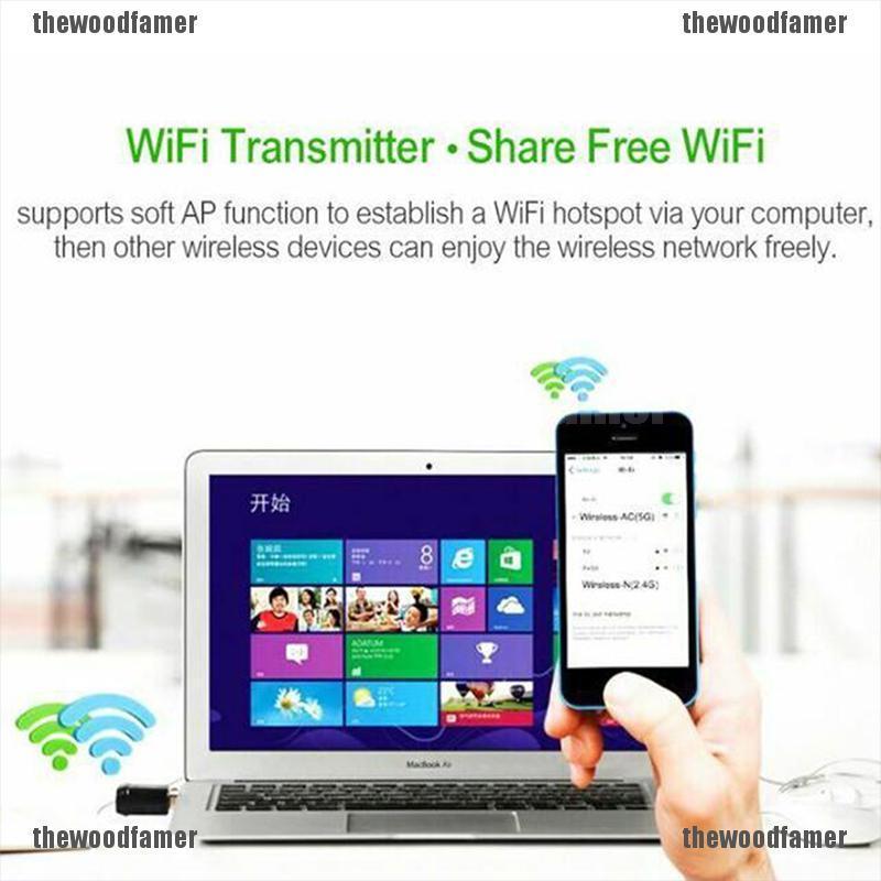 PC Usb Wifi 150mbps Lan Lan 802.11 Băng Tần Kép 2.4g / 5g | BigBuy360 - bigbuy360.vn