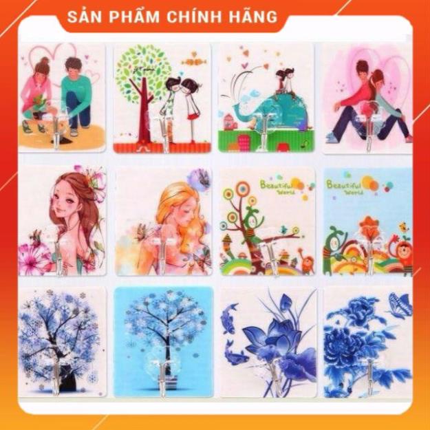 Combo 10 Móc 3D Dán Tường Siêu Dính Chịu Lực