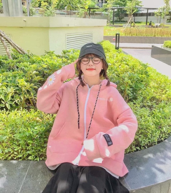 Áo khoác nỉ unsiex form rộng Chữ A nam nữ ulzzang Wind | BigBuy360 - bigbuy360.vn