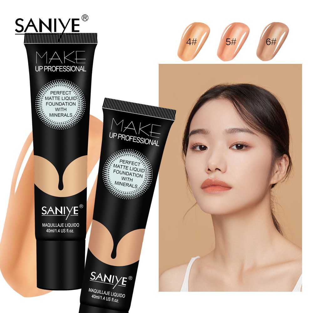 Kem Nền Dạng Lỏng SANIYE R1184 Giúp Che Khuyết Điểm 40ml | BigBuy360 - bigbuy360.vn