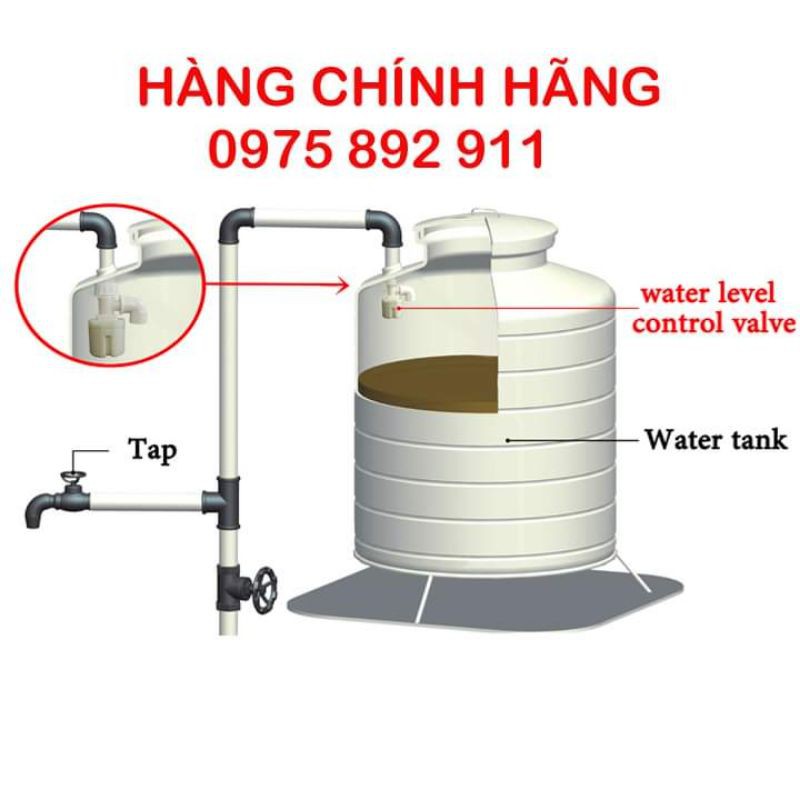 Van phao thông minh, ngắt nước cho bồn chứa nước - loại juny chính hãng