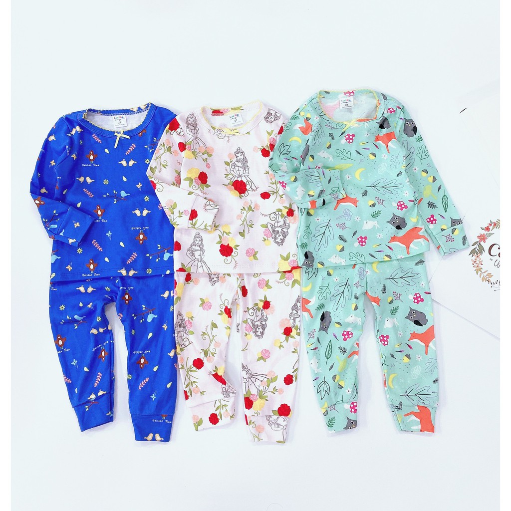 XẢ KHO SET 3 BỘ DÀI TAY BORIP MỀM THẤM MỒ HÔI CHO BÉ 2020