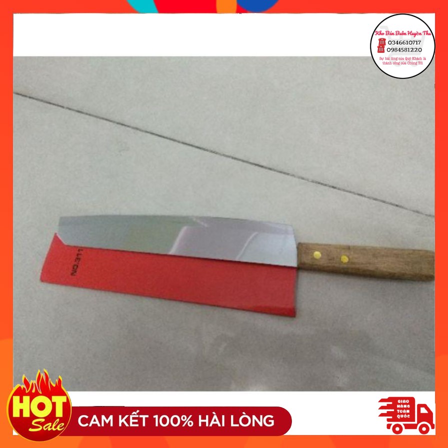 Dao cán gỗ làm bếp siêu sắc (bìa đỏ)