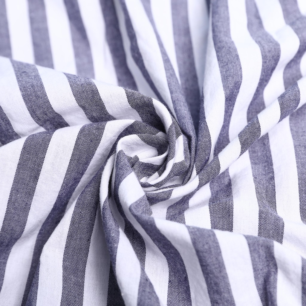 Áo Sơmi Cộc Tay Kẻ Sọc Chất Liệu Đũi Mỏng Thoáng Mát, Thiết Kế Trẻ Trung, Phối Ngực Tiện Lợi - POLIDO | BigBuy360 - bigbuy360.vn