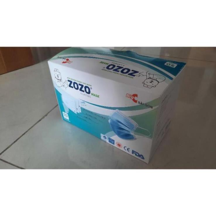 [Loại 1 Tốt Nhất] Khẩu Trang Y tế ZoZo Mask 4 layers Big C Sài Gòn