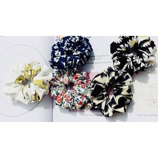 Buộc tóc Scrunchie Handmade vải