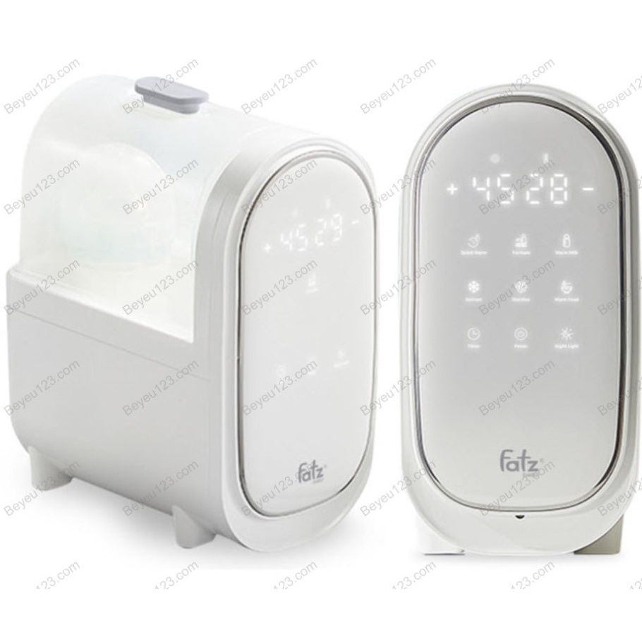 Máy hâm sữa tiệt trùng điện tử 2 bình cổ rộng Fatz Duo 6 - Fatzbaby FB3090CY - Có đèn sáng ban đêm - Công Nghệ Hàn Quốc