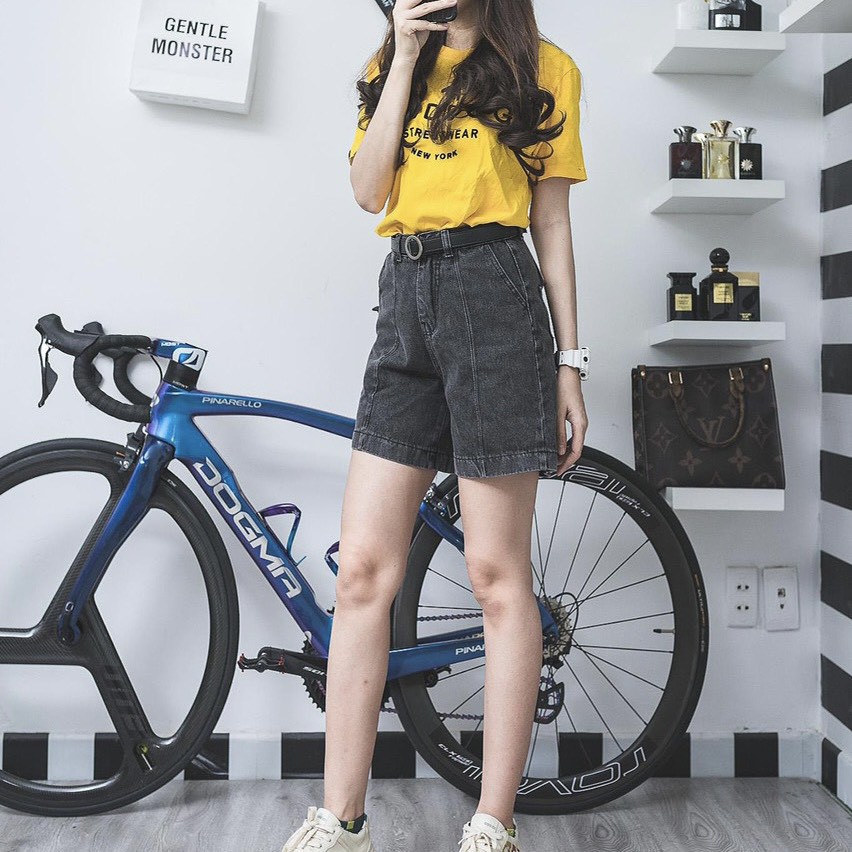 Quần Ngố Lửng Ống Rộng Dáng Chữ A Lưng Cao Vải Tốt [MẪU MỚI]