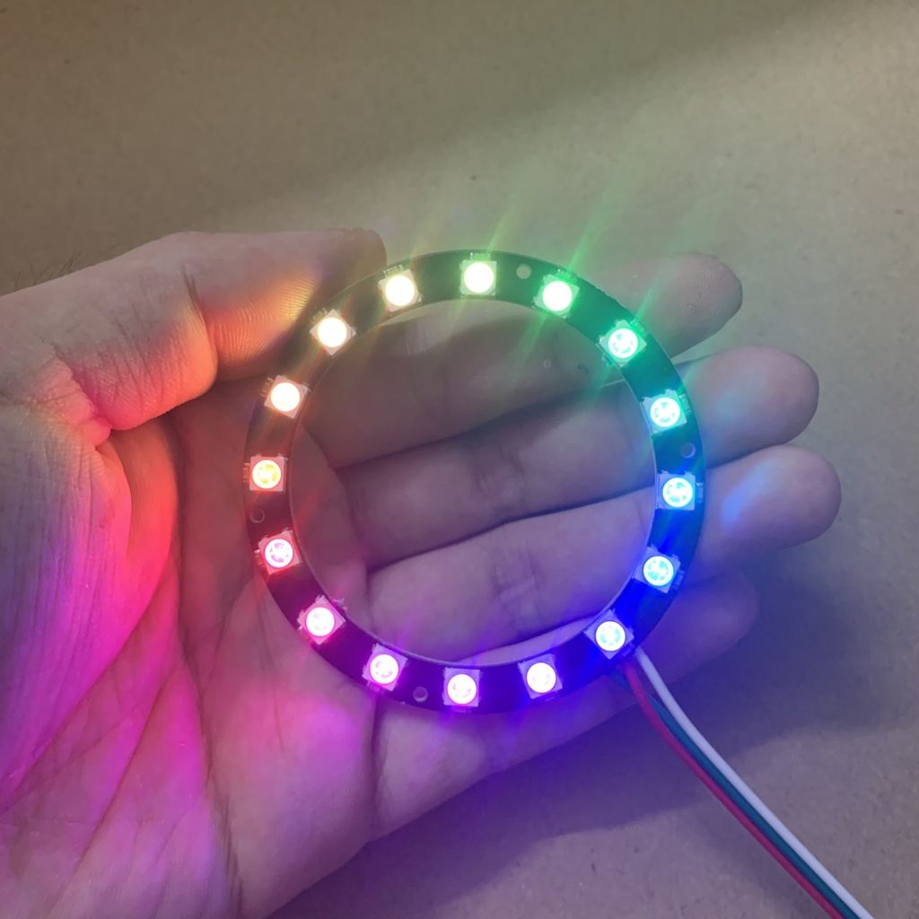 Vòng LED Neopixel Ring WS2812B RGB 16/24/60 bóng