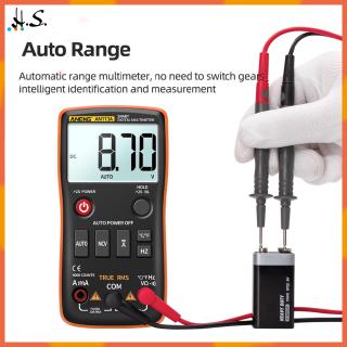 ANENG AN113A Digital Multimeter True RMS with Temperature Tester 4000 Counts Auto-Ranging AC/DC Transistor Voltage Meter