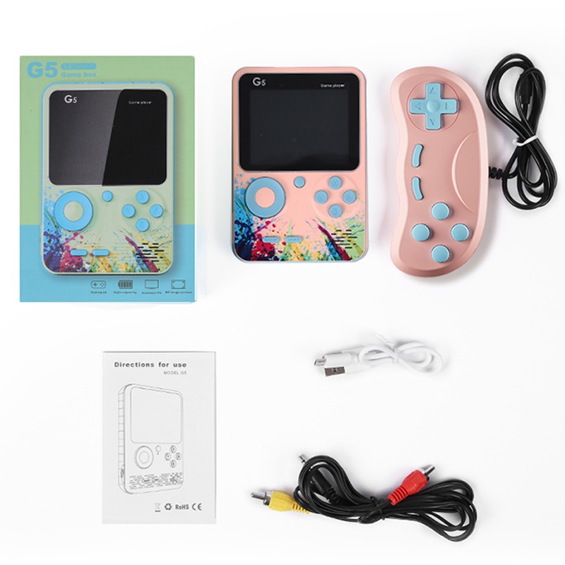 Máy Chơi game Super Mario G5 Sup Cầm Tay Mini 500 Trò Chơi Màn Hình HD Sạc Được
