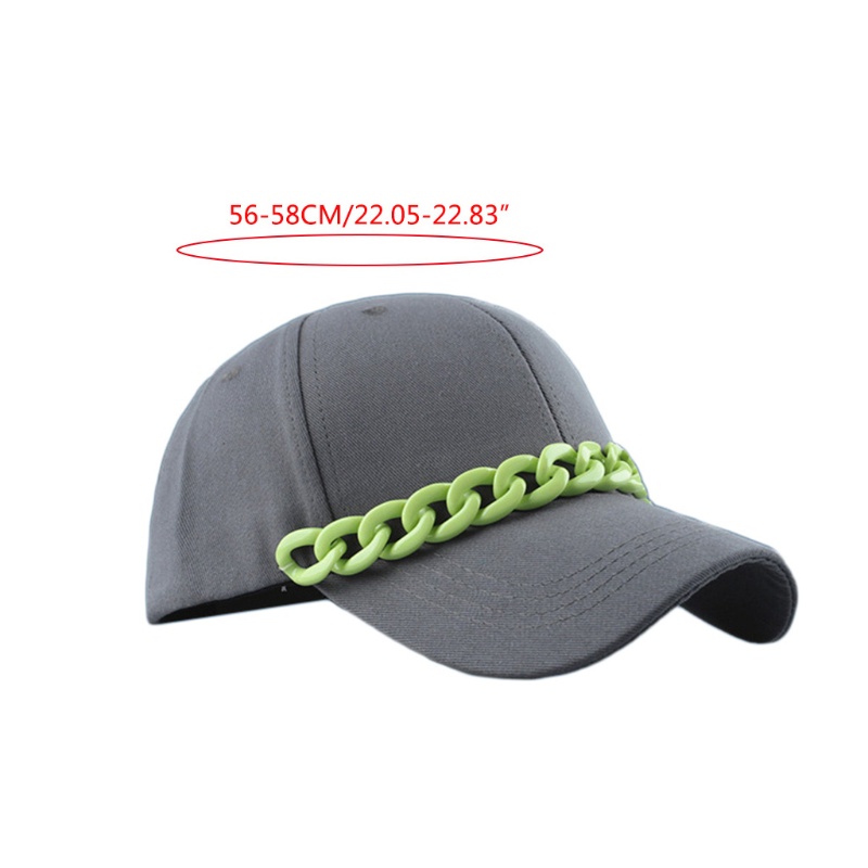 Mũ Lưỡi Trai Phối Dây Xích Phong Cách Hiphop Thời Trang