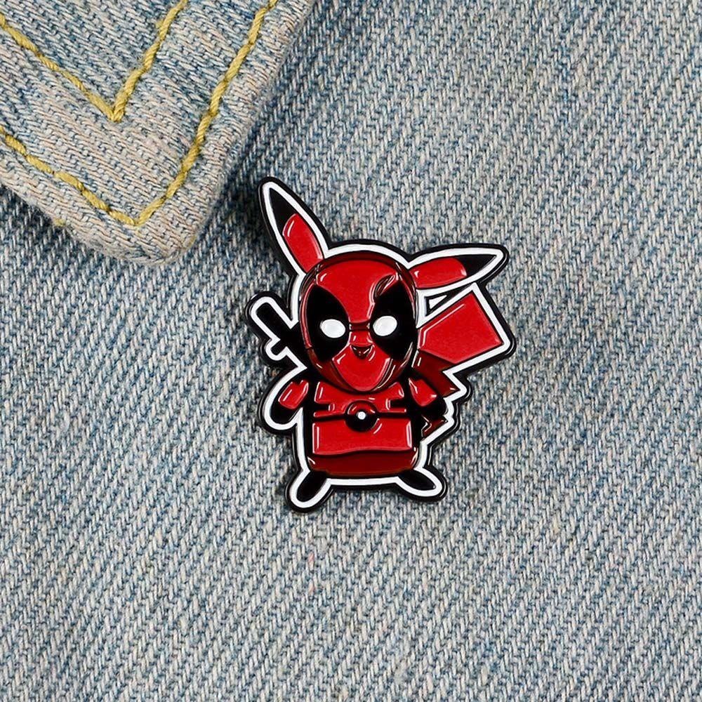 Ghim Cài Áo Hình Nhân Vật Deadpool Cổ Điển Cho Nữ