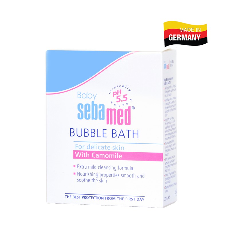 Sữa tắm dịu nhẹ toàn thân Sebamed Baby Bubble Bath pH5.5 (1000ml)