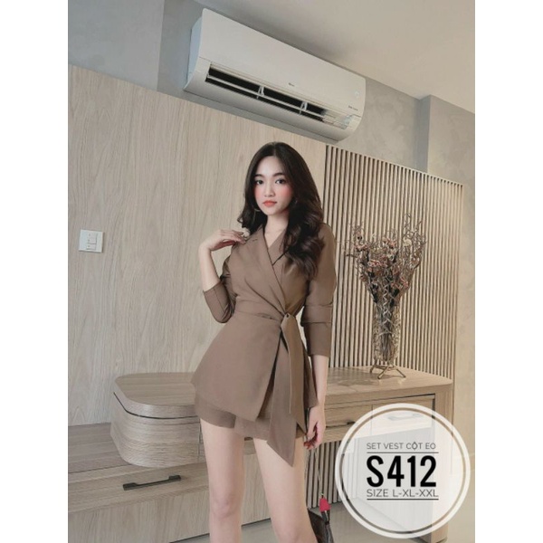 ❤️ Bigsize Set vest cột eo 60-90kg