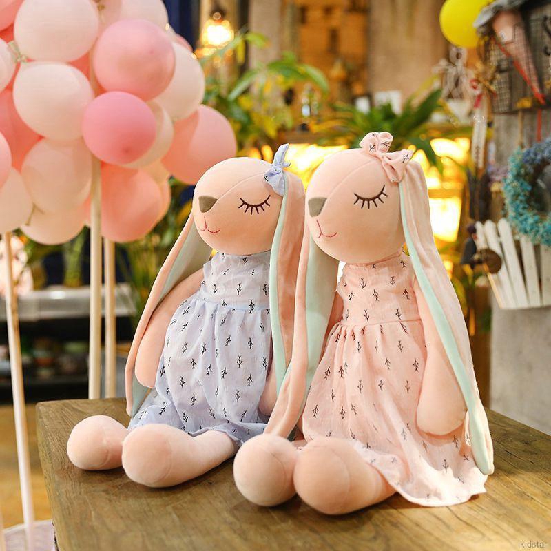 KIDSTAR Cute Cartoon Rabbit Plush Toy Stuffed Soft Lovely Animal Appease Toys Christmas Gift