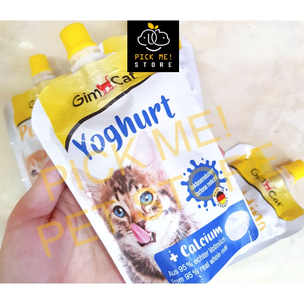 [Túi 150g] Sữa Dinh Dưỡng Cho Mèo Gimcat Latte Yoghurt Pudding - Sữa chua Gimcat