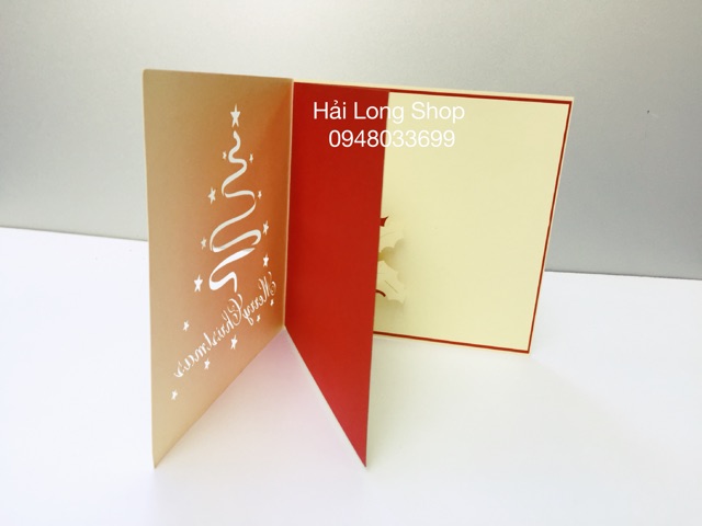 Nến Giáng Sinh 2 - Noel - Thiệp 3D