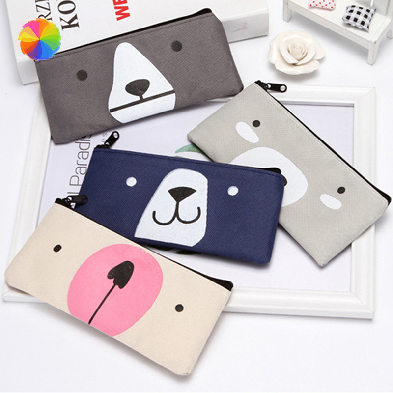 Túi đựng bút họa tiết hoạt hình đáng yêu dành cho học sinh