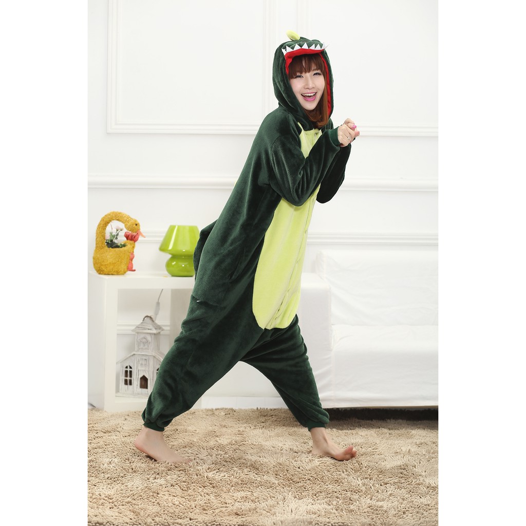 Bộ đồ ngủ liền Cosplay khủng long cho nữ | BigBuy360 - bigbuy360.vn