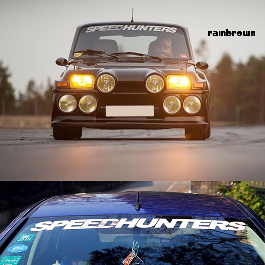 Miếng dán kính chắn gió xe hơi in chữ Speedhunters