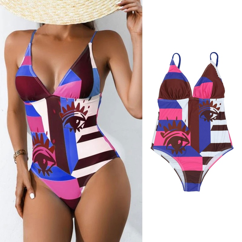 Bikini Một Mảnh Cạp Cao Gợi Cảm Plus Size