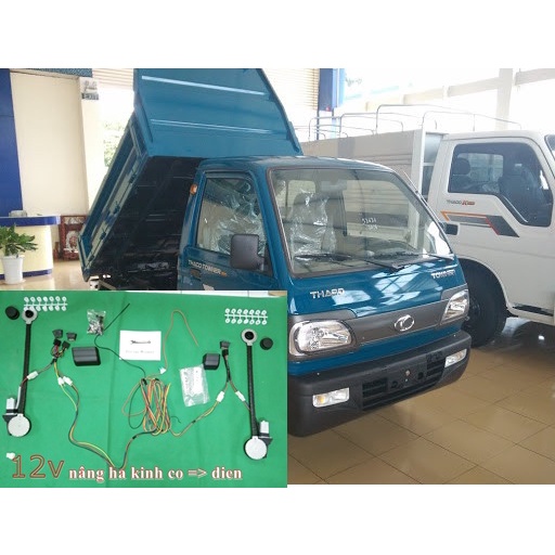 Bộ nâng hạ kính chế từ cơ sang điện cho các loại xe tải 12V