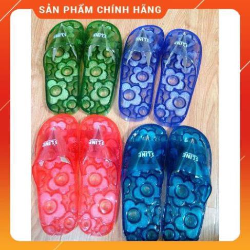 [FreeShip] Dép Nam nữ đi trong nhà, nhà tắm, văn phòng siêu bền, êm nhẹ, chống trơn trượt