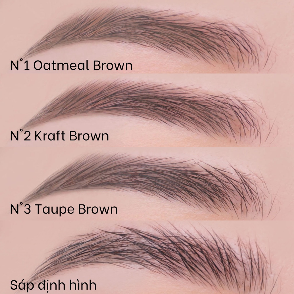 COMBO SÁP GEL ĐỊNH HÌNH VÀ BÚT KẺ CHÂN MÀY UNLEASHIA